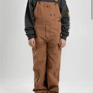 Kids Brown Overalls